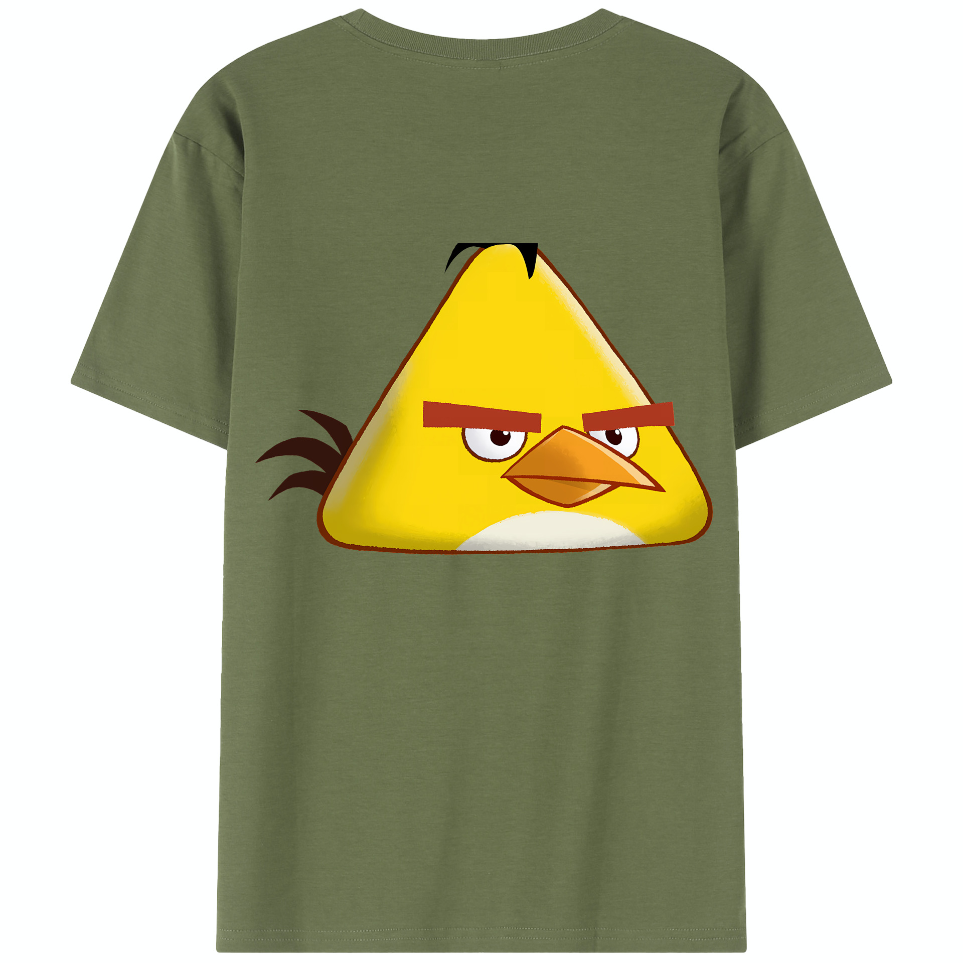 （画像用） Angry Birds アングリーバード 綿100％半袖Tシャツ（背面プリント）